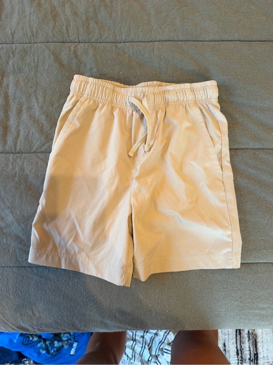Target Other - Target Neutral Beige Drawstring Kids Shorts
